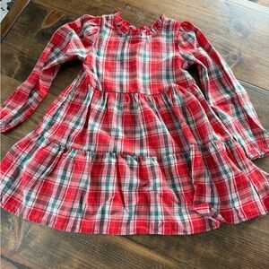 Plaid Red Kids Dress